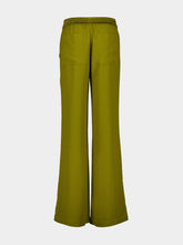 Ami Paris Lichen Khaki Flare Fit Trousers