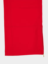 Ami Paris Poppy Red Wool Cargo Trousers