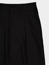 Ami Paris Black Wool Tailored Trousers