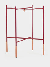 La DoubleJ Bordeaux Metal Foldable Tray Stand