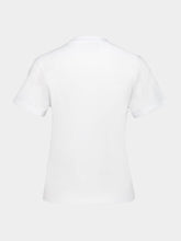 Ami Paris White Cropped Ami De Coeur T-Shirt
