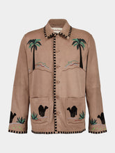 Baziszt Taupe Fuga Suede Jacket