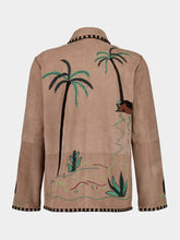 Baziszt Taupe Fuga Suede Jacket