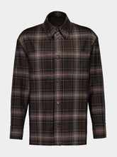 Fendi Brown Tartan Wool Jacket