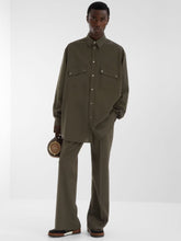 Fendi Oversized Green Wool Blouson