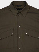 Fendi Oversized Green Wool Blouson