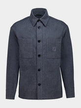 Fendi Grey Denim Go-To Jacket with Patch Pockets