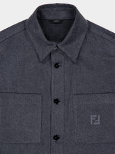 Fendi Grey Denim Go-To Jacket with Patch Pockets