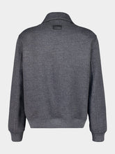 Grey Wool Blouson Jacket