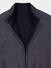 Fendi Dark Blue Reversible Denim Blouson
