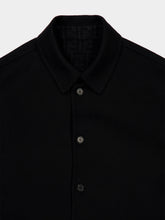 Fendi Black Wool FF Zucca Blouson Jacket