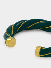 Aurélie Bidermann Diana Emerald Bangle