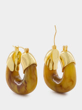 Lizzie Fortunato Mocha Mini Organic Hoops