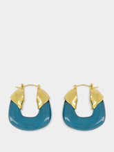 Lizzie Fortunato Blue Mini Organic Hoops