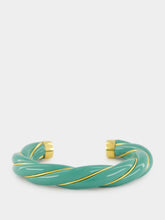 Aurélie Bidermann Diana Lime Green Bangle