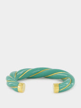 Aurélie Bidermann Diana Lime Green Bangle