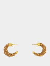 Aurélie Bidermann Cappuccino Twisted Diana Earrings