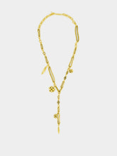 Aurélie Bidermann Gold Anthos Floral Charm Necklace