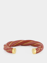 Aurélie Bidermann Diana Brown Twisted Bangle