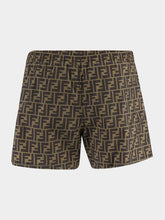 Fendi Brown FF Swim Shorts