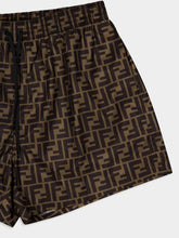 Fendi Brown FF Swim Shorts