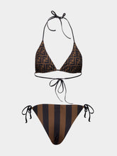 Fendi Brown Lycra® Reversible Bikini