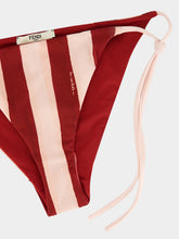 Fendi Red and Pink Pequin Bikini Briefs