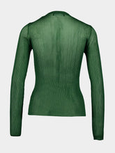 Green Buttoned Cardigan