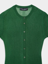 Dolce & Gabbana Green Buttoned Cardigan