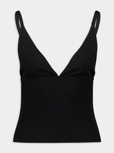 Dolce & Gabbana Black Viscose-Knit Vest Top