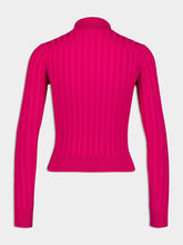 Dolce & Gabbana Cropped Polo Shirt In Ribbed Silk