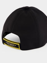 Fendi Black Cotton Baseball Cap