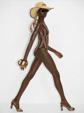 Fendi Beige Raffia Hat