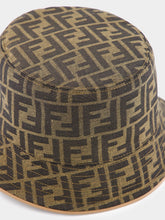 Fendi Brown FF Jacquard Bucket Hat
