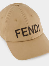 Fendi Beige Cotton Baseball Cap