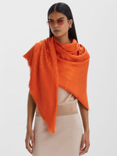 Fendi Orange FF Jacquard Shawl