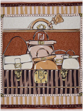 Fendi Brown Silk Foulard