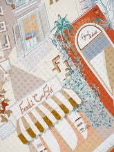 Fendi Orange Walking Around Rome Silk Foulard