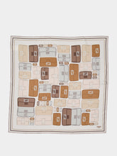 Fendi Beige Silk Baguette Foulard