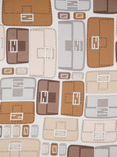 Fendi Beige Silk Baguette Foulard