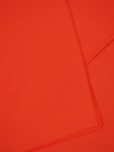 Fendi Tone-on-Tone Silk Red Scarf