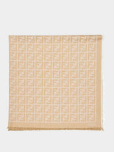 Fendi Sand Brown FF Shawl