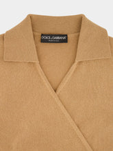 Dolce & Gabbana Beige Cashmere Wrap Cardigan