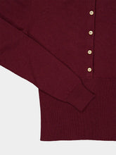 Dolce & Gabbana Bordeaux Cashmere Serafino Pullover