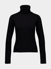 Dolce & Gabbana Black Cashmere Turtleneck Sweater