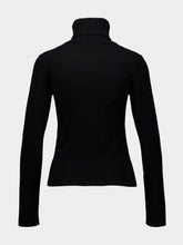 Dolce & Gabbana Black Cashmere Turtleneck Sweater