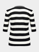 Dolce & Gabbana Wool Sweater with Inlaid Stripes