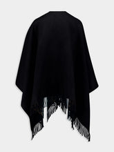 Fendi Brown and Black FF Reversible Poncho
