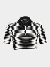 Dolce & Gabbana Cropped Wool Polo Shirt