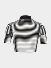 Dolce & Gabbana Cropped Wool Polo Shirt